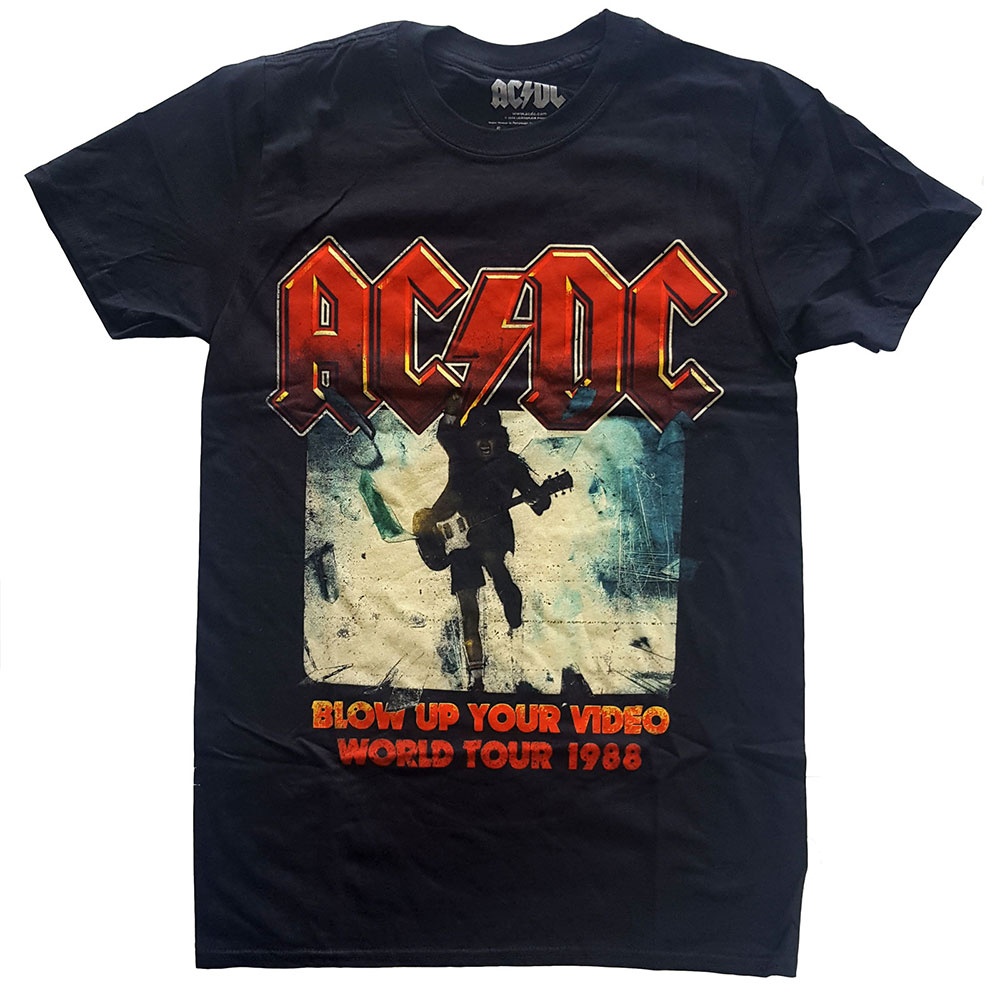 AC/DC Unisex T-Shirt: Blow Up Your Video (Small)