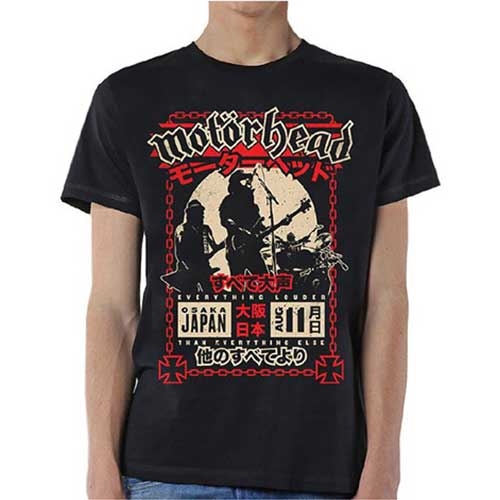 Motorhead Unisex T-Shirt: Loud in Osaka (Small)