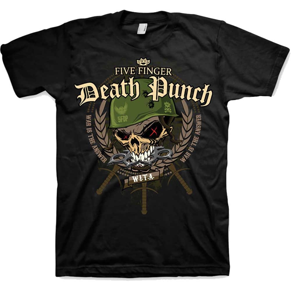 Five Finger Death Punch Unisex T-Shirt: War Head (Small)