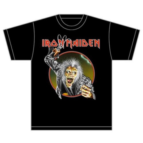 Iron Maiden Unisex T-Shirt: Eddie Hook (Medium)