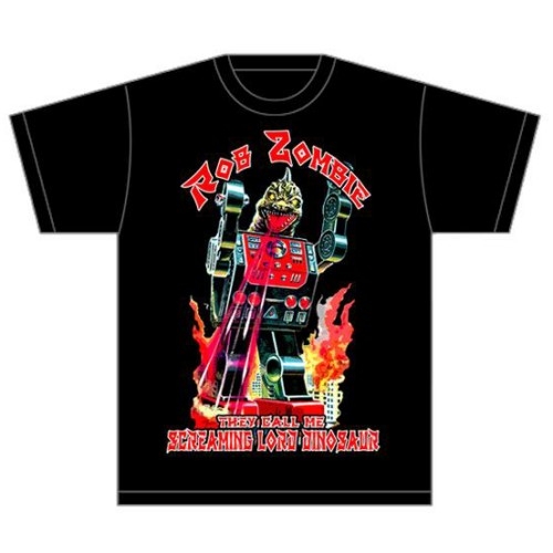Rob Zombie Unisex T-Shirt: Lord Dinosaur (Medium)