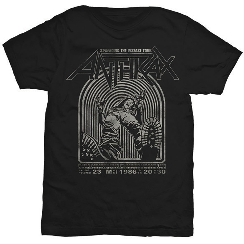 Anthrax Unisex T-Shirt: Spreading the disease (Medium)