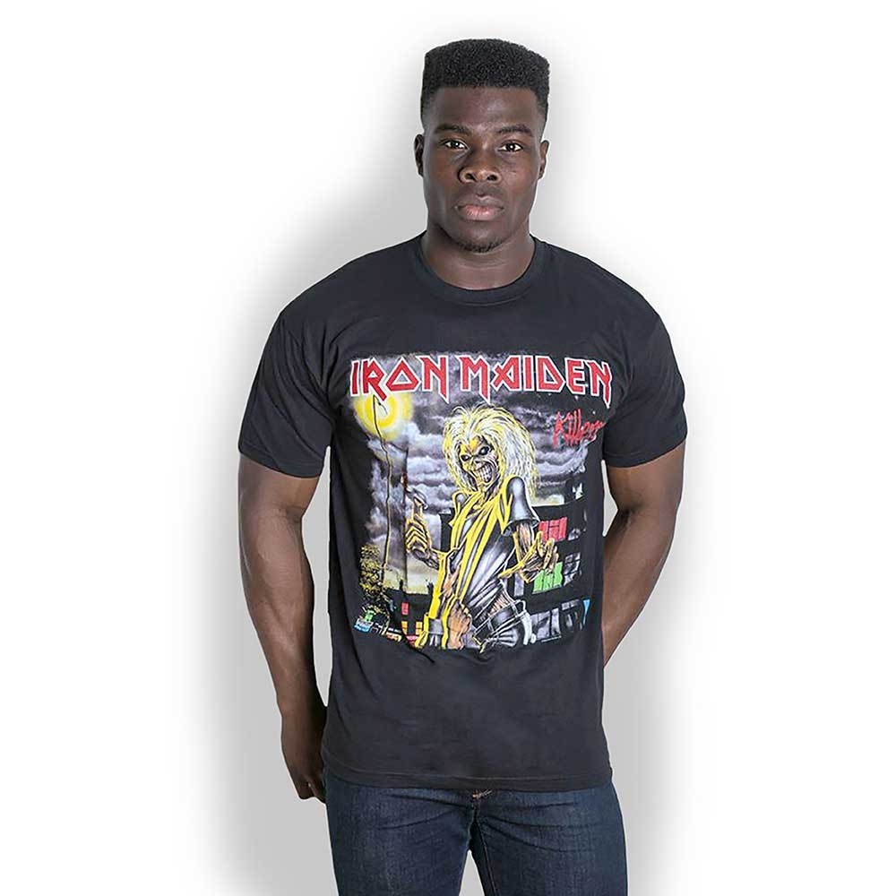 Iron Maiden Unisex T-Shirt: Killers Cover (Large)
