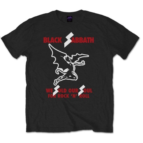 Black Sabbath Unisex T-Shirt: Sold our Soul (Medium)