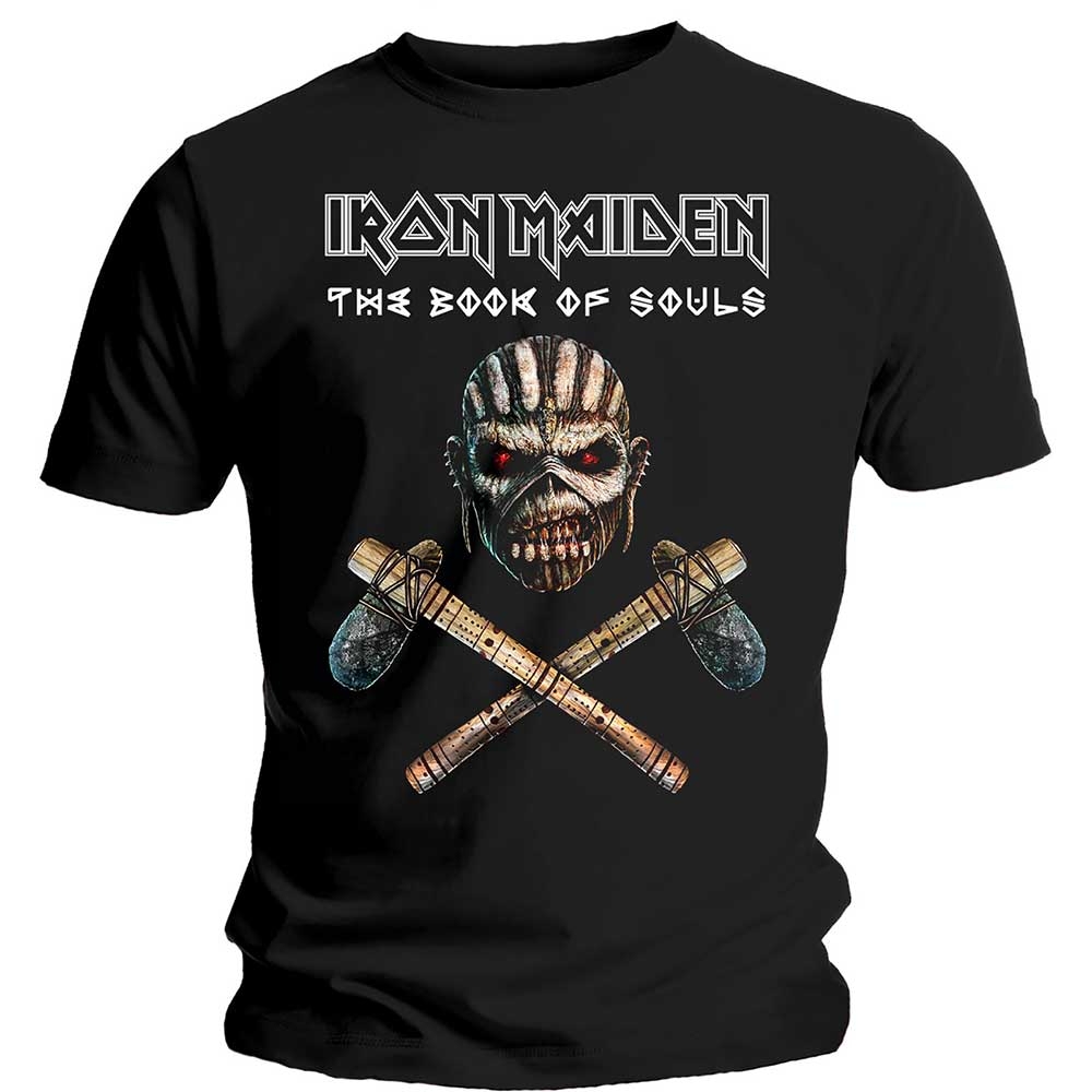 Iron Maiden Unisex T-Shirt: Axe Colour (Medium)