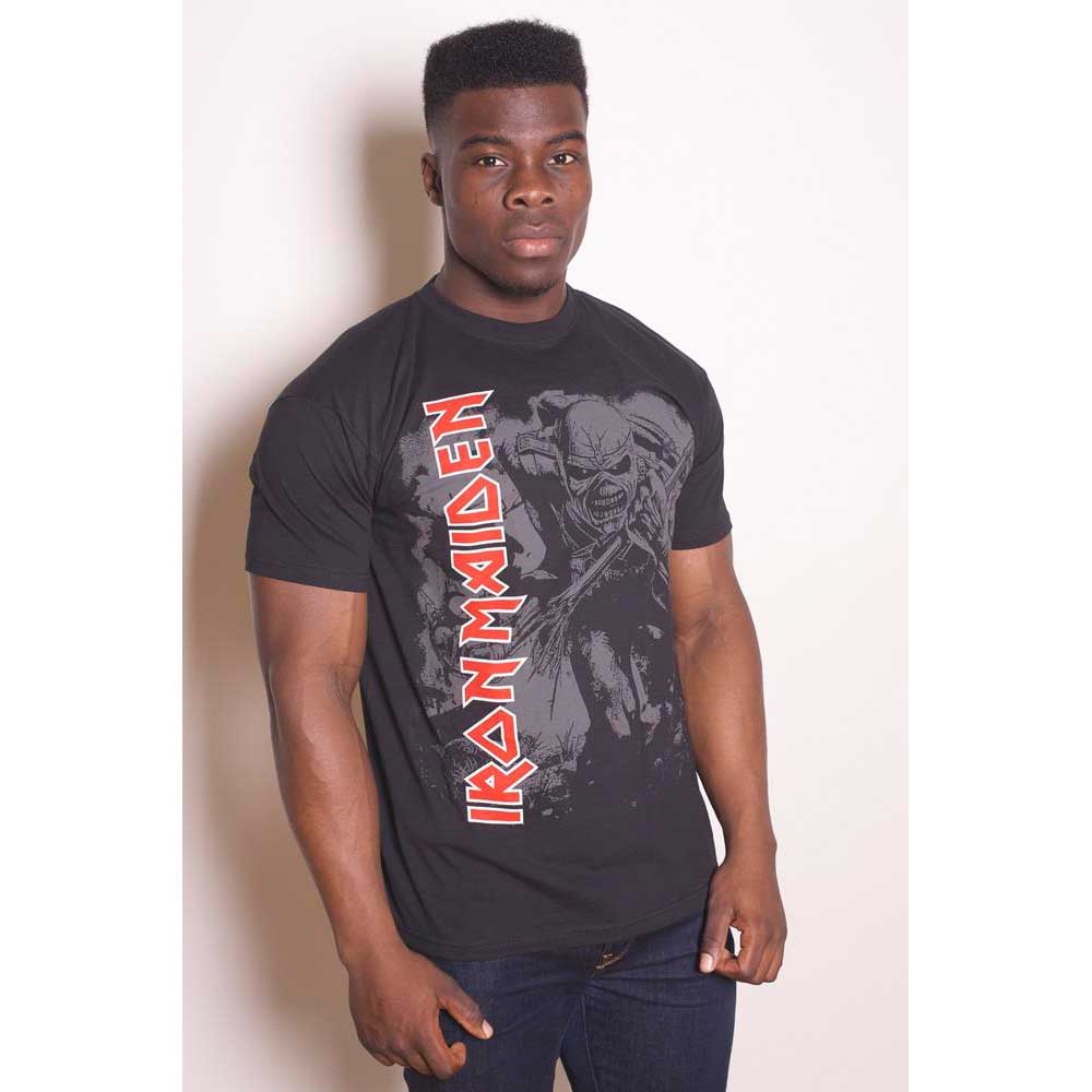 Iron Maiden Unisex T-Shirt: Hi-Contrast Trooper (Large)