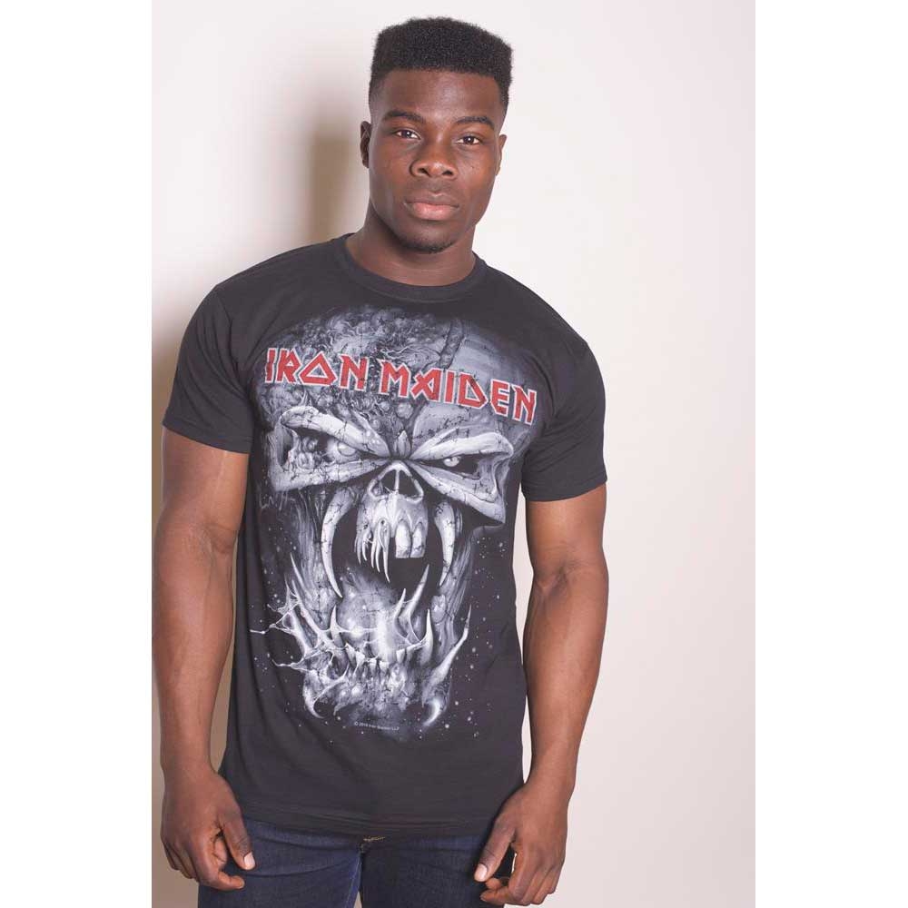 Iron Maiden Unisex T-Shirt: Final Frontier Eddie Vintage (Large)
