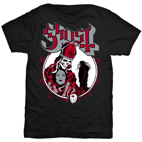Ghost Unisex T-Shirt: Hi-Red Possession (Large)
