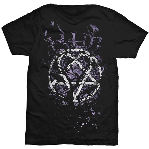 HIM Unisex T-Shirt: Crows (Large)