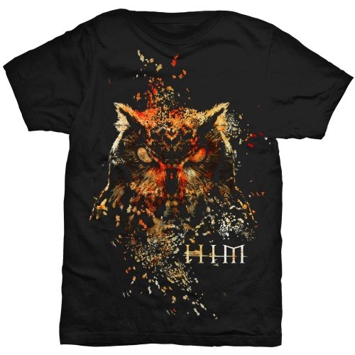HIM Unisex T-Shirt: Owl Colour (Large)