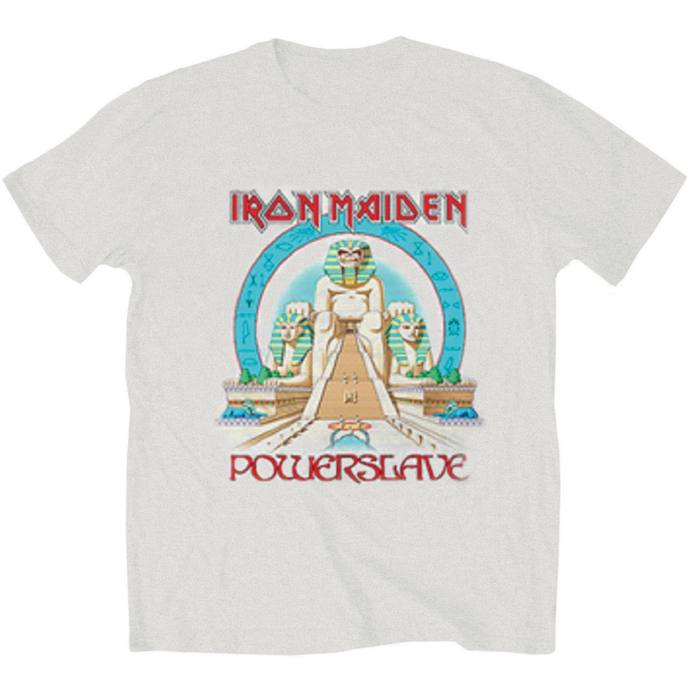 Iron Maiden Unisex T-Shirt: Powerslave Egypt (Large)
