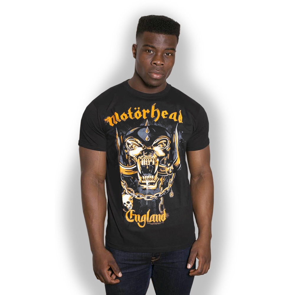 Motorhead Unisex T-Shirt: Mustard Pig (Large)