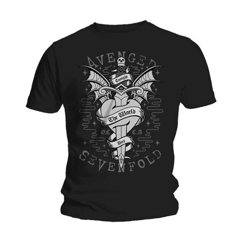 Avenged Sevenfold Unisex T-Shirt: Cloak & Dagger (Large)