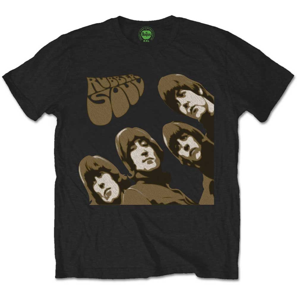 The Beatles Unisex T-Shirt: Rubber Soul Sketch (Large)