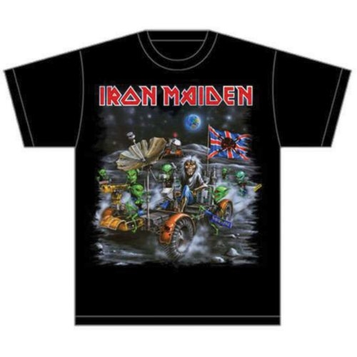 Iron Maiden Unisex T-Shirt: Knebworth Moon buggy (X-Large)