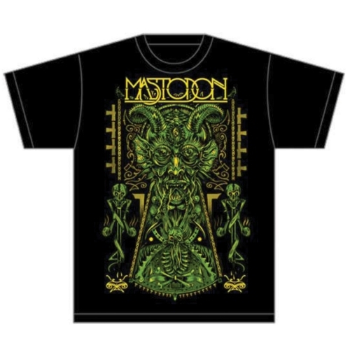 Mastodon Unisex T-Shirt: Devil on Black (X-Large)