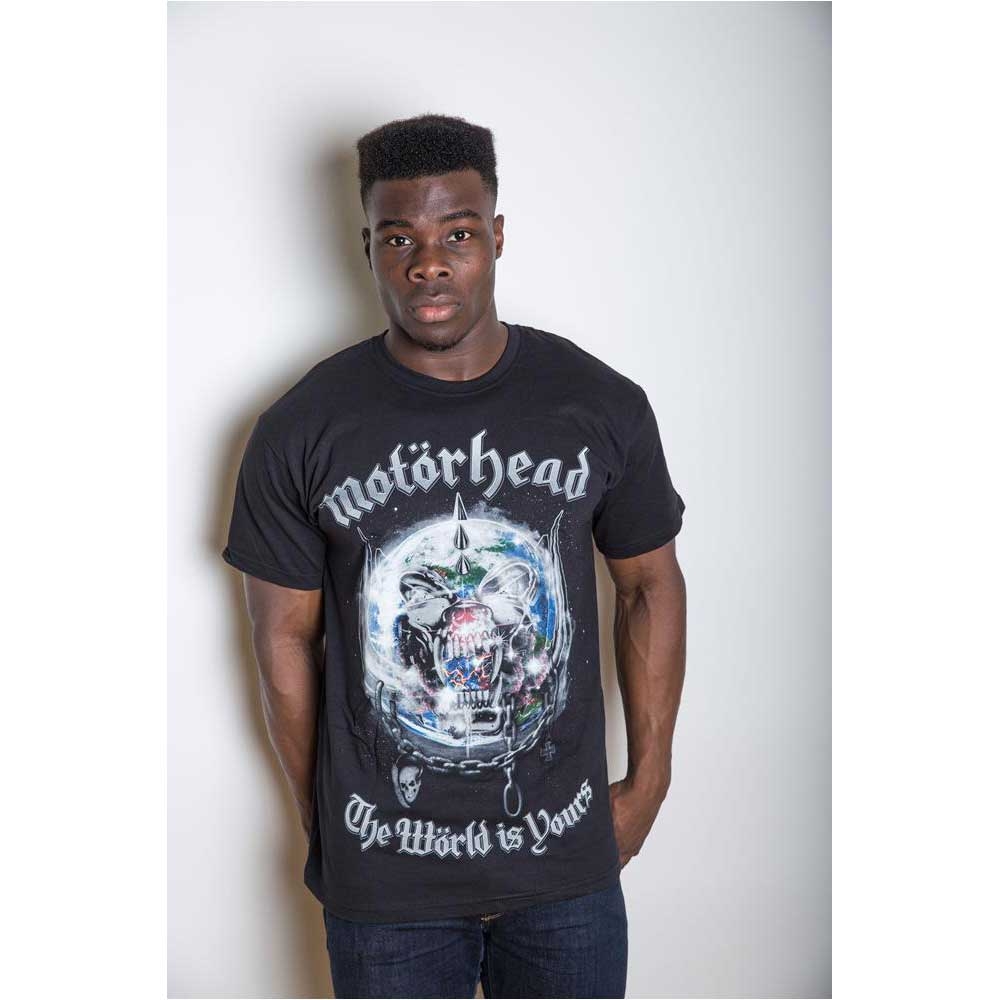 Motorhead Unisex T-Shirt: The World is your Album (X-Large)