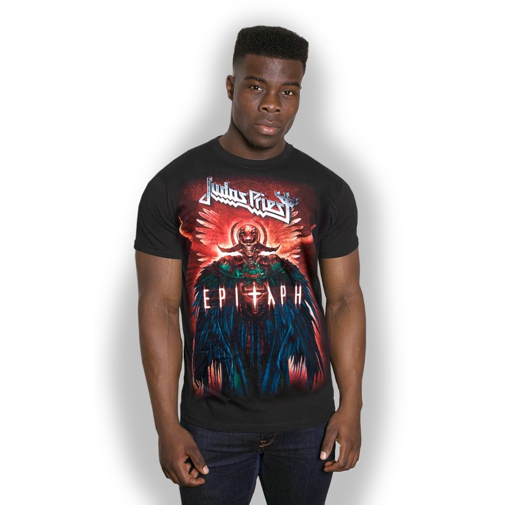 Judas Priest Unisex T-Shirt: Epitaph Jumbo (X-Large)