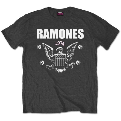 Ramones Unisex T-Shirt: 1974 Eagle (X-Large)