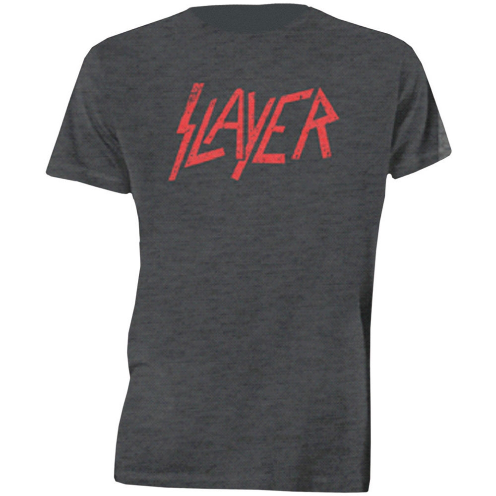Slayer Unisex T-Shirt: Distressed Logo (X-Large)