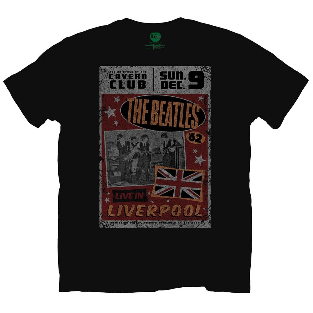The Beatles Unisex T-Shirt: Live in Liverpool (X-Large)