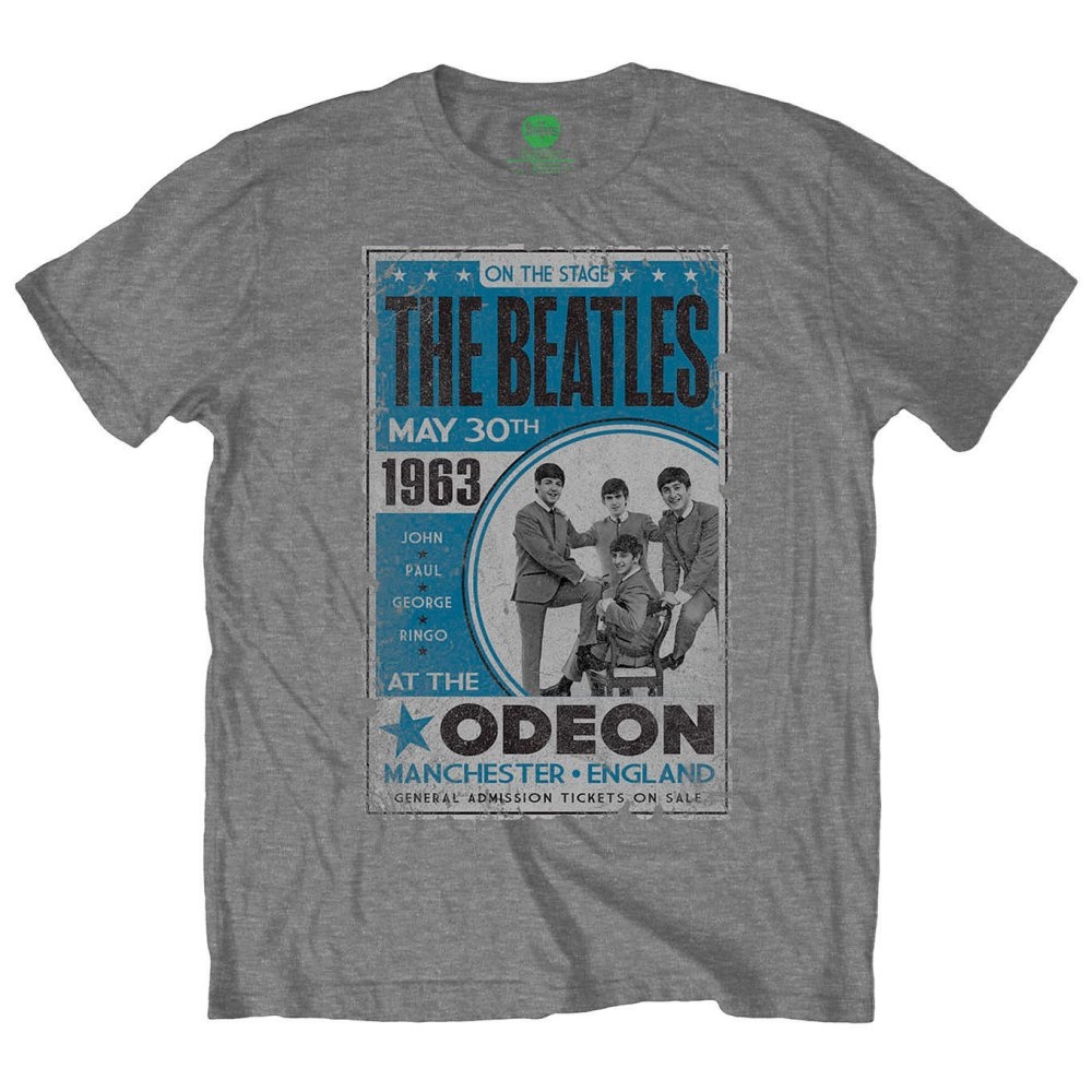 The Beatles Unisex T-Shirt: Odeon Poster (X-Large)