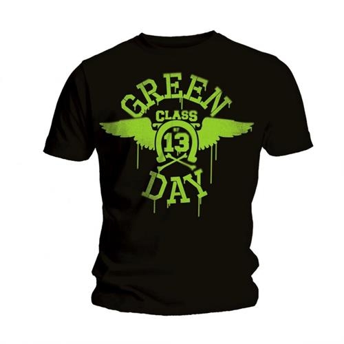 Green Day Unisex T-Shirt: Neon Black (X-Large)