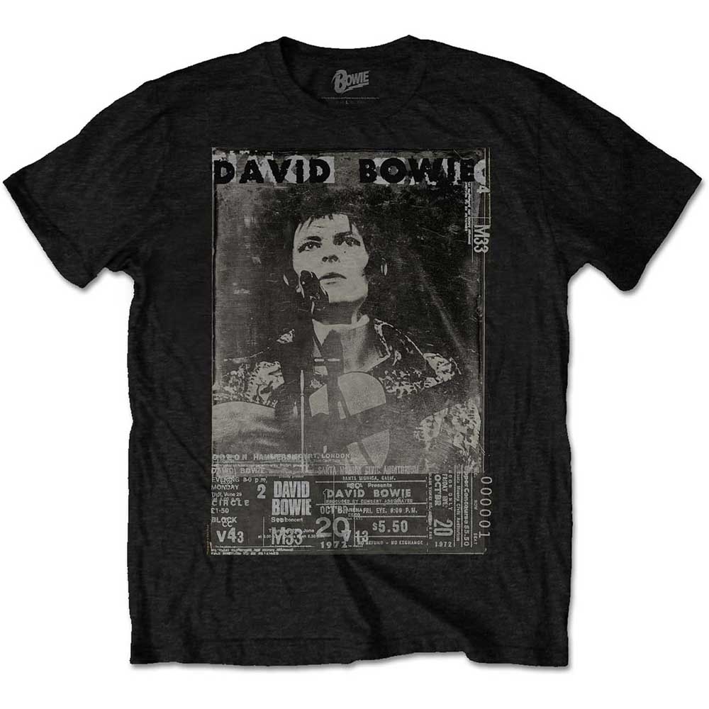 David Bowie Unisex T-Shirt: Ziggy (XX-Large)