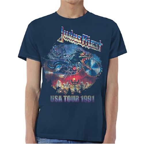 Judas Priest Unisex T-Shirt: Painkiller US Tour 91 (XX-Large)