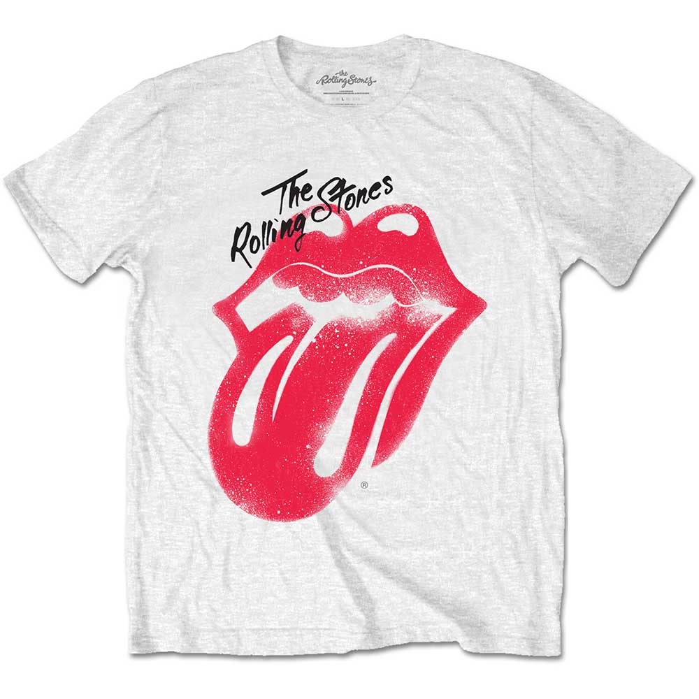 The Rolling Stones Unisex T-Shirt: Spray Tongue (XX-Large)