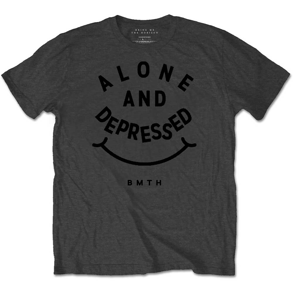 Bring Me The Horizon Unisex T-Shirt: Alone & Depressed (Large)