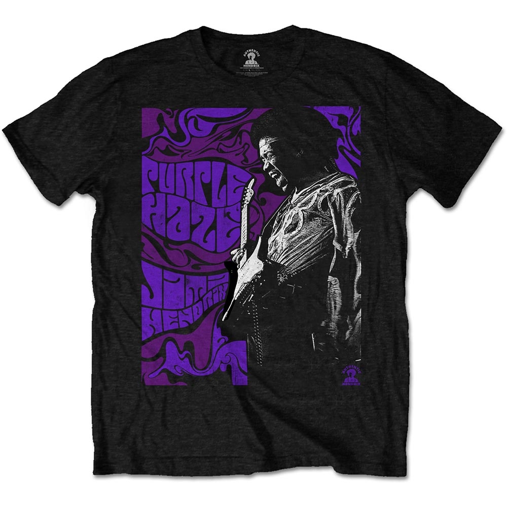 Jimi Hendrix Unisex T-Shirt: Purple Haze (X-Large)