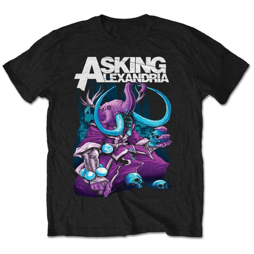 Asking Alexandria Unisex T-Shirt: Devour (Retail Pack) (Large)