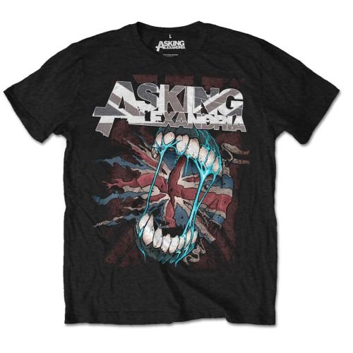 Asking Alexandria Unisex T-Shirt: Flag Eater (Retail Pack) (X-Large)