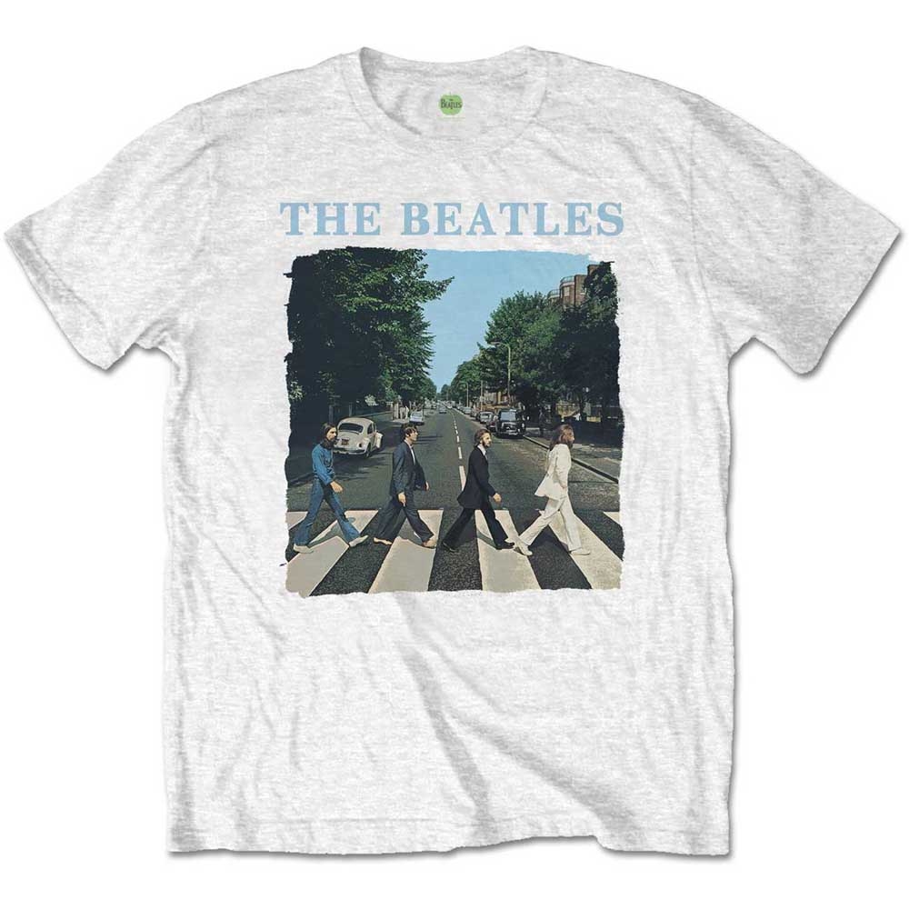 The Beatles Unisex T-Shirt: Abbey Road & Logo (Retail Pack) (Small)