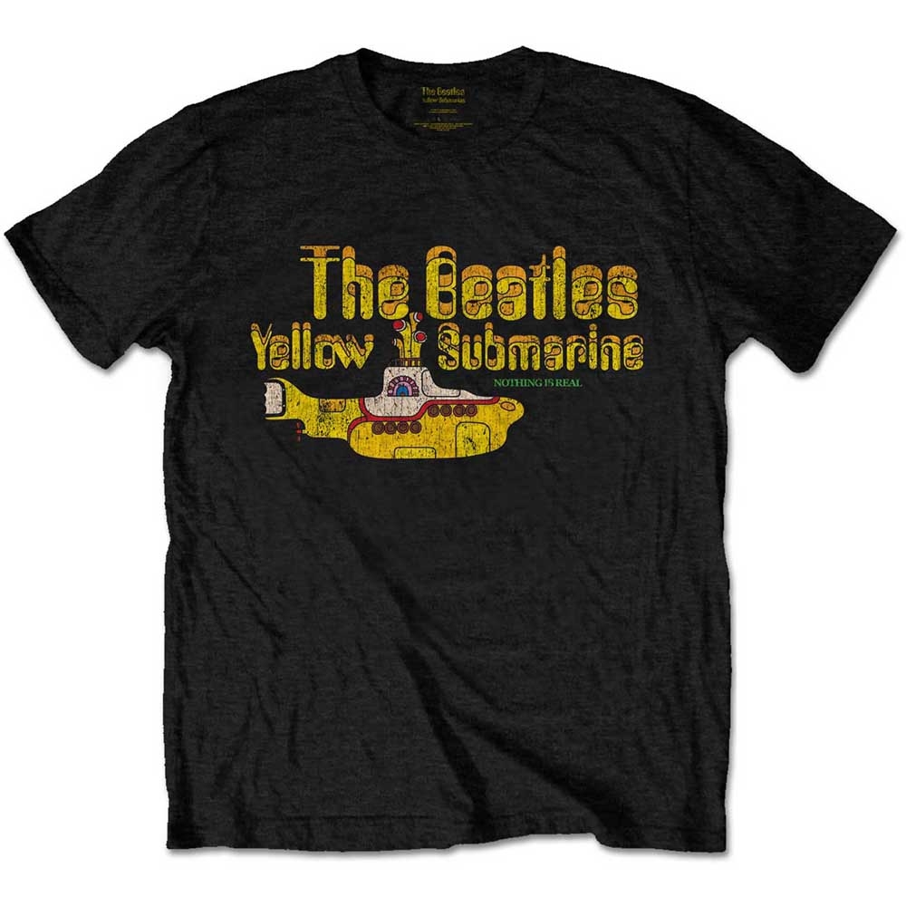 The Beatles Unisex T-Shirt: Nothing Is Real (Retail Pack) (X-Large)