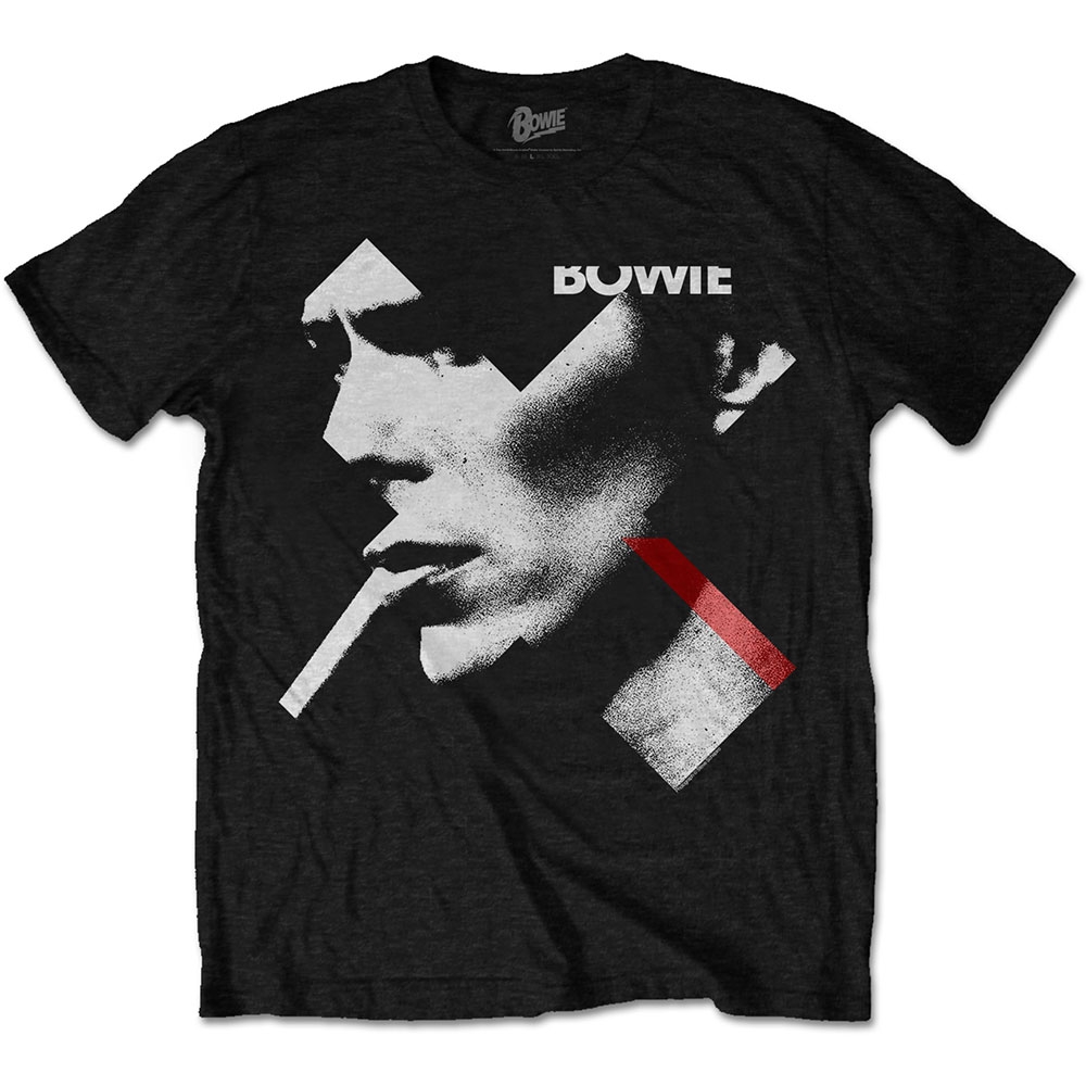 David Bowie Unisex T-Shirt: X Smoke Red (Small)