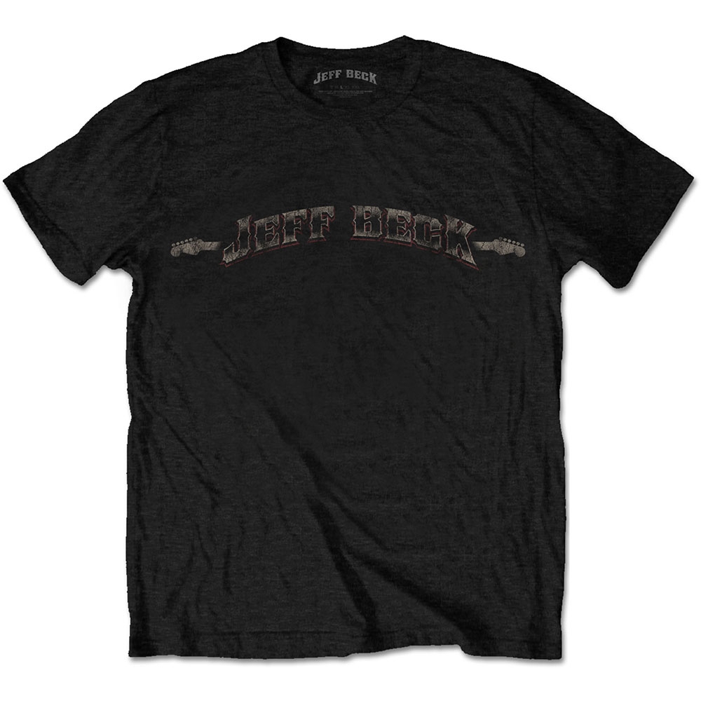 Jeff Beck Unisex T-Shirt: Vintage Logo (Small)