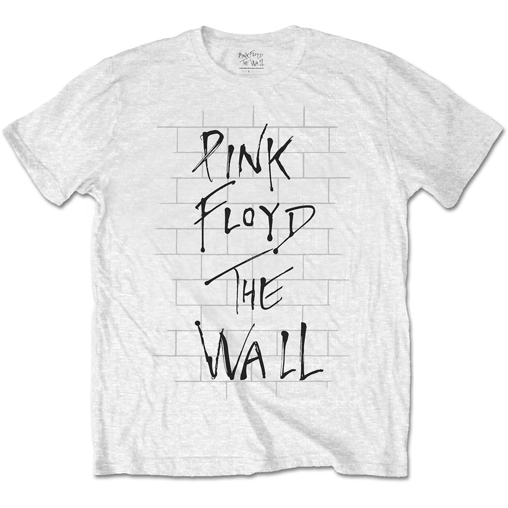 Pink Floyd Unisex T-Shirt: The Wall & Logo (Small)