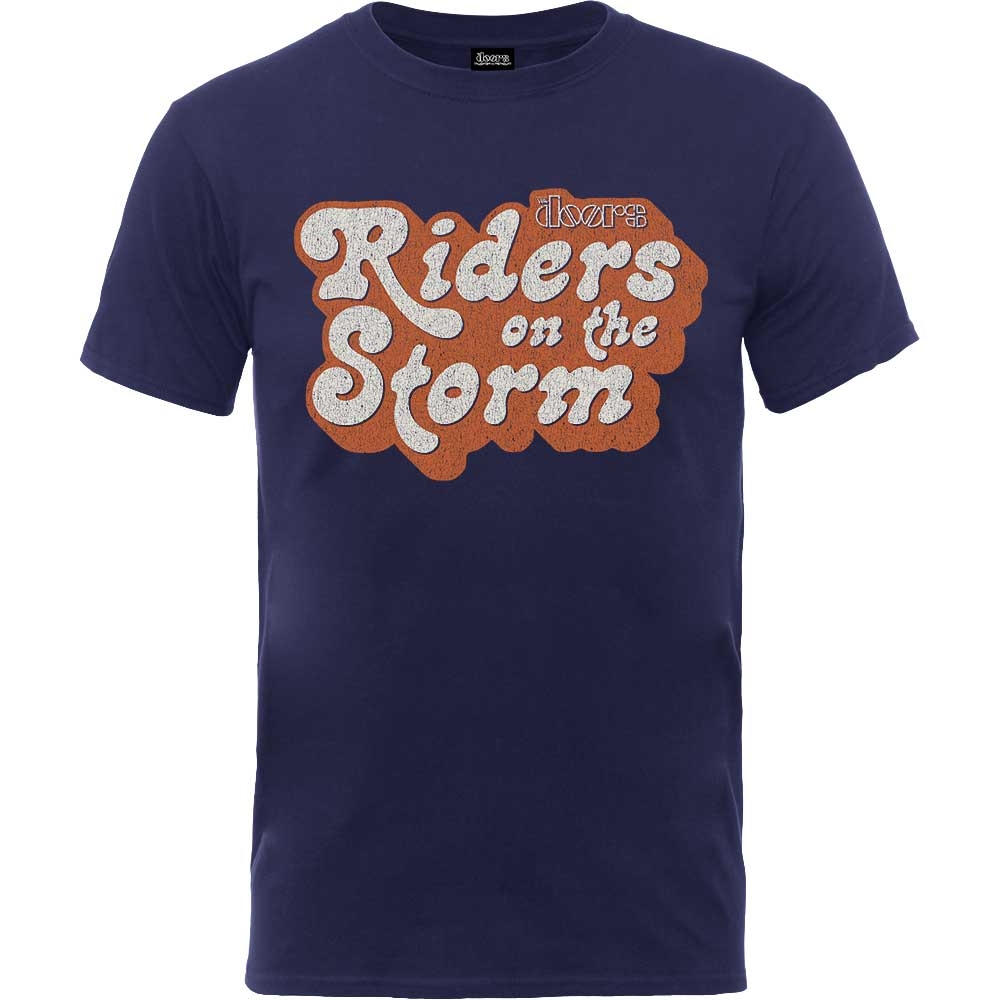 The Doors Unisex T-Shirt: Riders on the Storm Logo (Small)