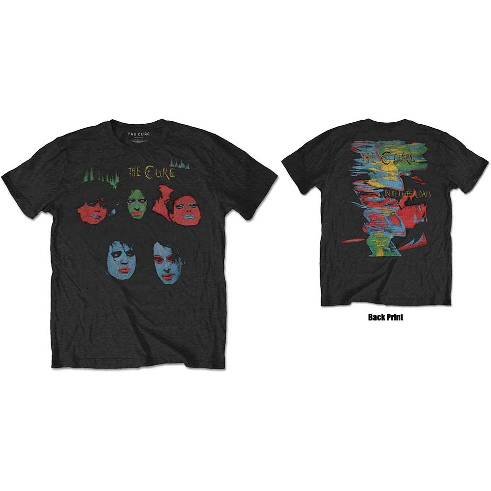 The Cure Unisex T-Shirt: In Between Days (Back Print) (Small)