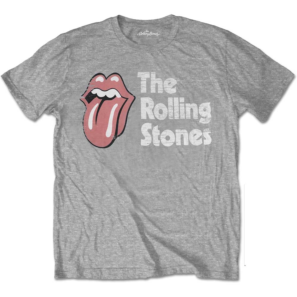 The Rolling Stones Unisex T-Shirt: Scratched Logo (Small)
