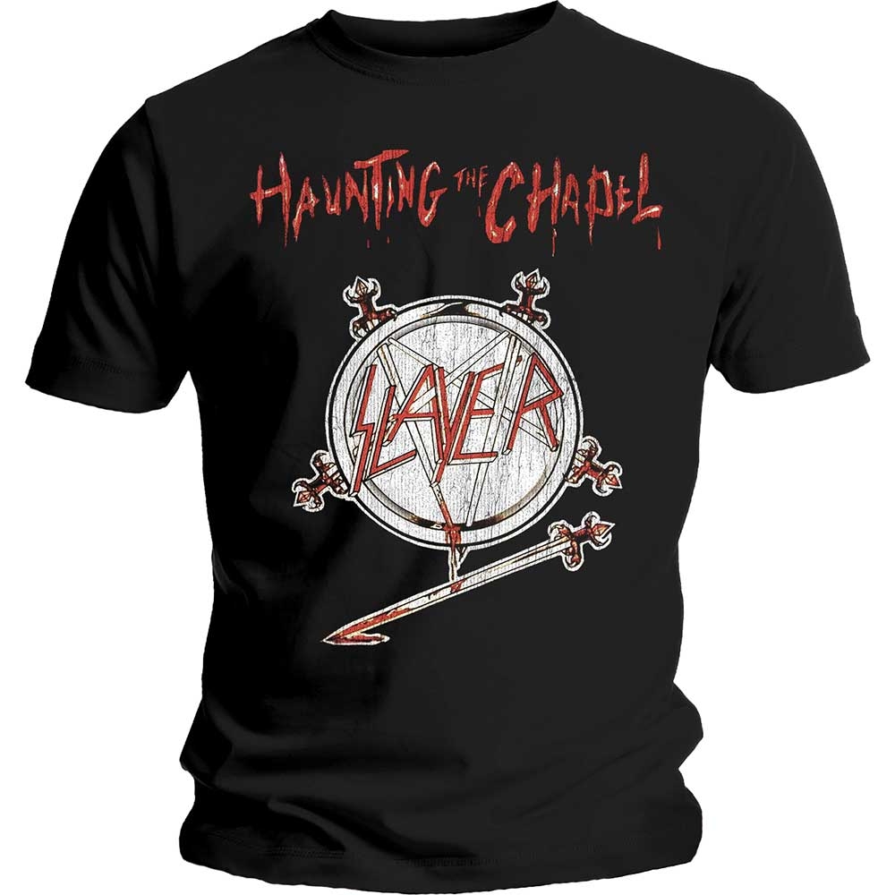 Slayer Unisex T-Shirt: Haunting the Chapel (Small)
