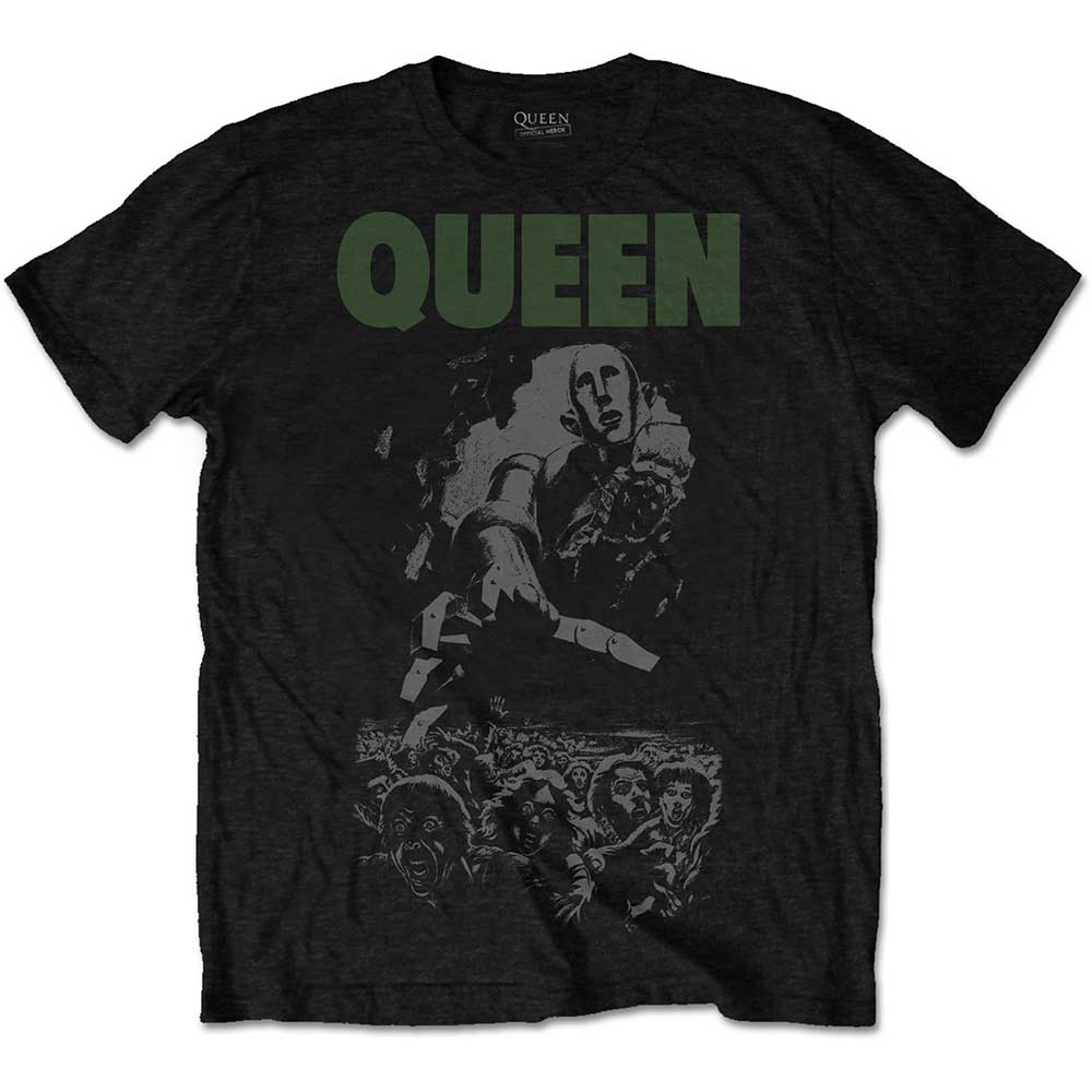 Queen Unisex T-Shirt: News of the World 40th Full Cover (Medium)