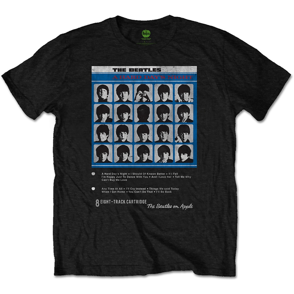 The Beatles Unisex T-Shirt: Hard Days Night 8 Track (Medium)