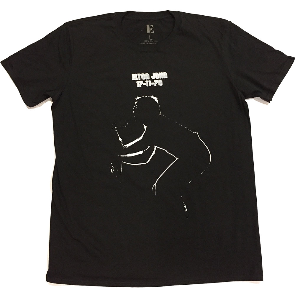 Elton John Unisex T-Shirt: 17.11.70 Album (Large)