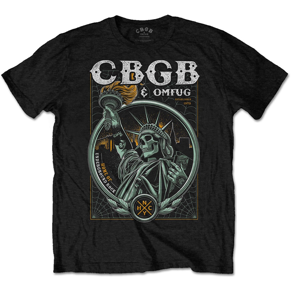 CBGB Unisex T-Shirt: Liberty (Medium)
