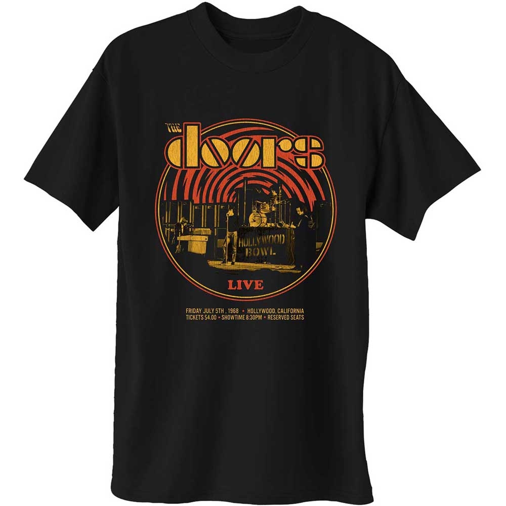 The Doors Unisex T-Shirt: 68 Retro Circle (Medium)