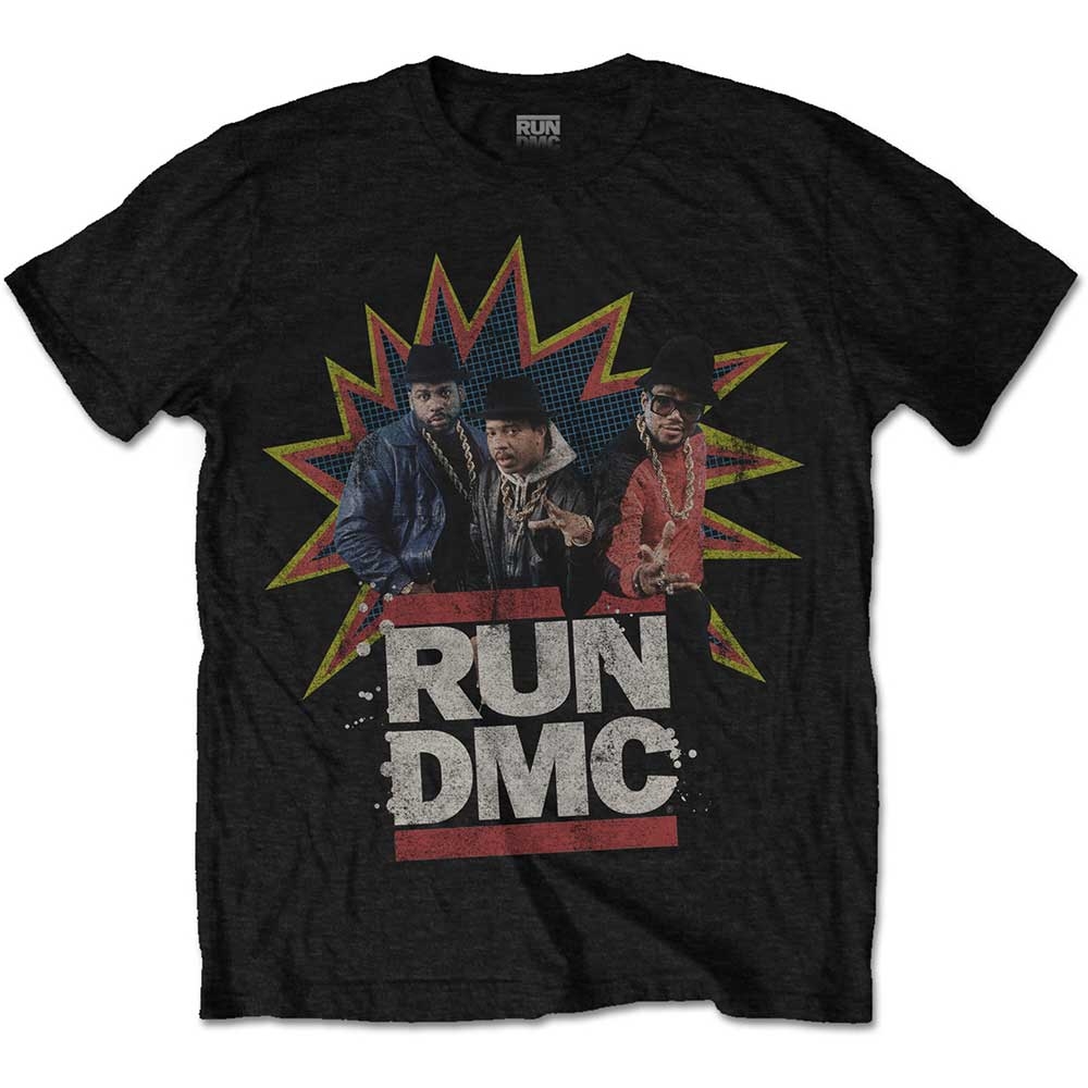 Run DMC Unisex T-Shirt: POW! (Medium)