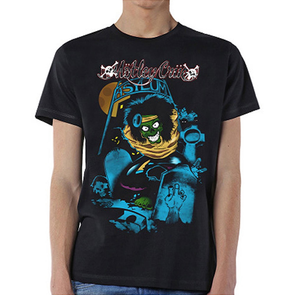 Motley Crue Unisex T-Shirt: Feelgood Graveyard Vintage (Large)